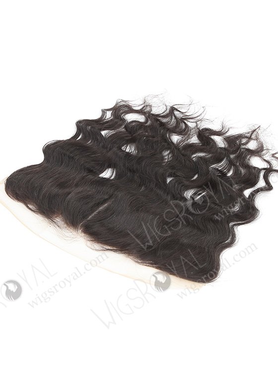 In Stock Indian Remy Hair 16" Natural Wave Natural Color Lace Frontal SKF-041-12217