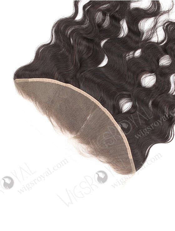 In Stock Indian Remy Hair 16" Natural Wave Natural Color Lace Frontal SKF-041-12220