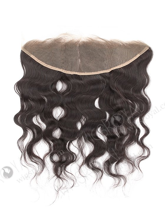 In Stock Indian Remy Hair 16" Natural Wave Natural Color Lace Frontal SKF-041-12219