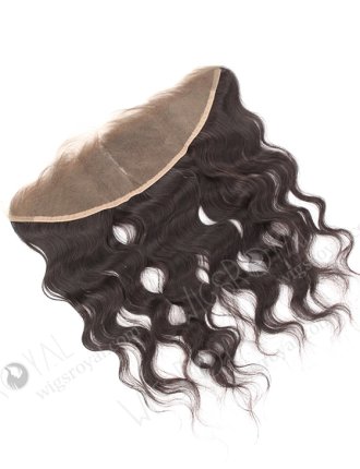 In Stock Indian Remy Hair 16" Natural Wave Natural Color Lace Frontal SKF-041