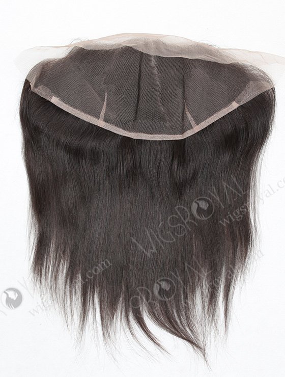 In Stock Indian Virgin Hair 12" Straight Natural Color Lace Frontal SKF-054-12587