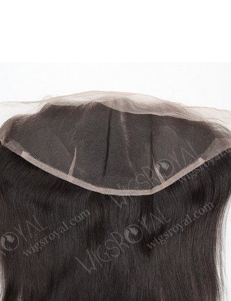 In Stock Indian Virgin Hair 12" Straight Natural Color Lace Frontal SKF-054