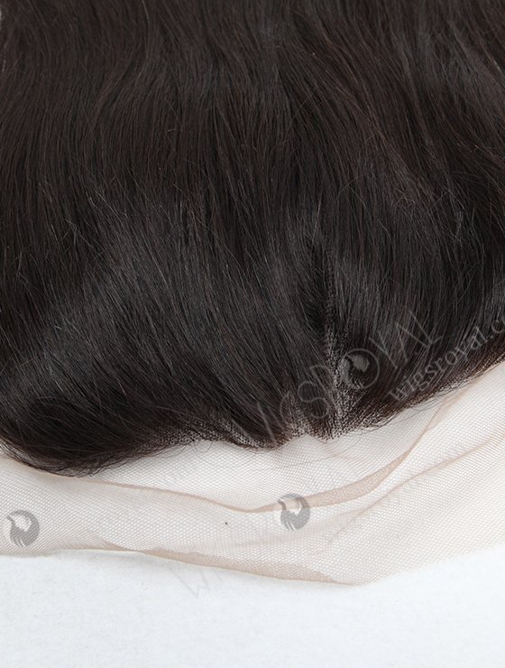In Stock Indian Virgin Hair 12" Straight Natural Color Lace Frontal SKF-054-12590