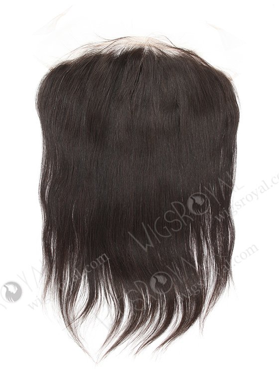 In Stock Indian Virgin Hair 16" Straight Natural Color Lace Frontal SKF-056-12607