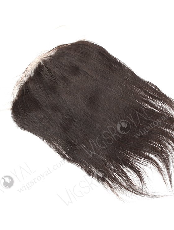 In Stock Indian Virgin Hair 16" Straight Natural Color Lace Frontal SKF-056-12606