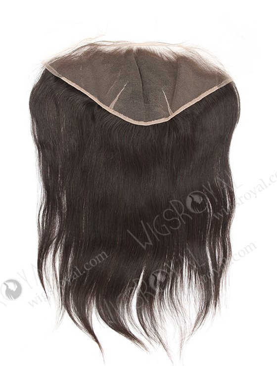 In Stock Indian Virgin Hair 16" Straight Natural Color Lace Frontal SKF-056-12610