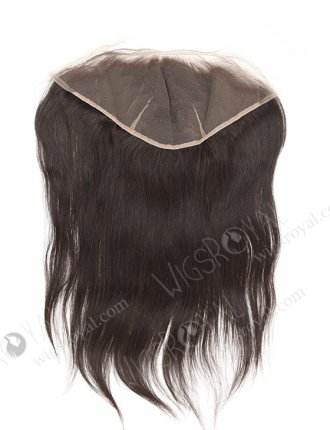 In Stock Indian Virgin Hair 16" Straight Natural Color Lace Frontal SKF-056