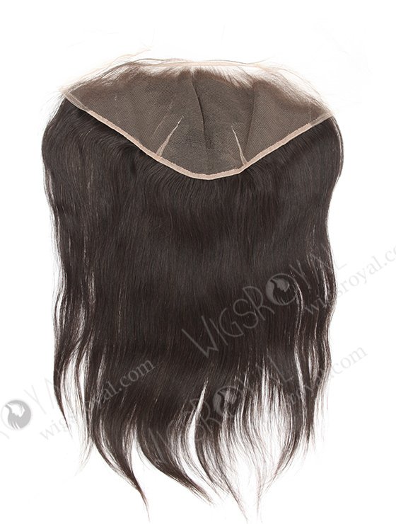 In Stock Indian Virgin Hair 16" Straight Natural Color Lace Frontal SKF-056