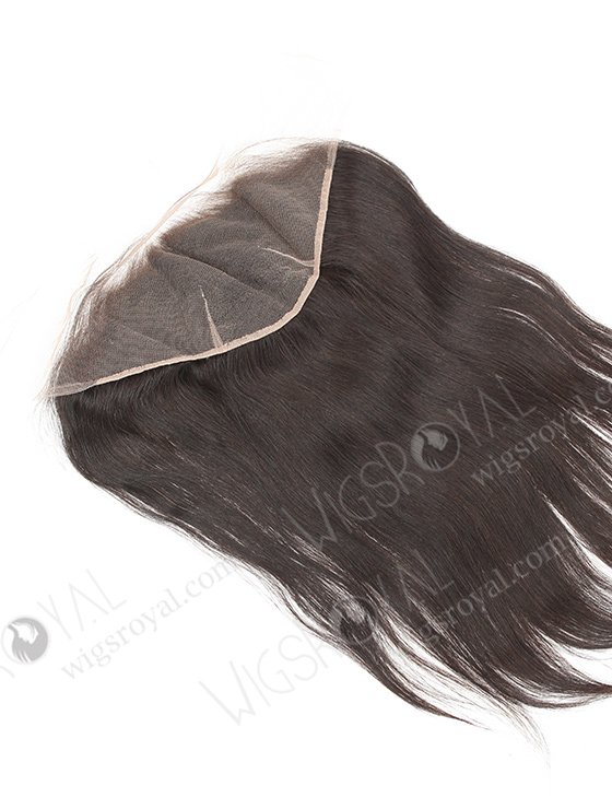 In Stock Indian Virgin Hair 16" Straight Natural Color Lace Frontal SKF-056-12611
