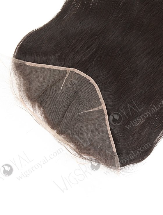 In Stock Indian Virgin Hair 16" Straight Natural Color Lace Frontal SKF-056-12613