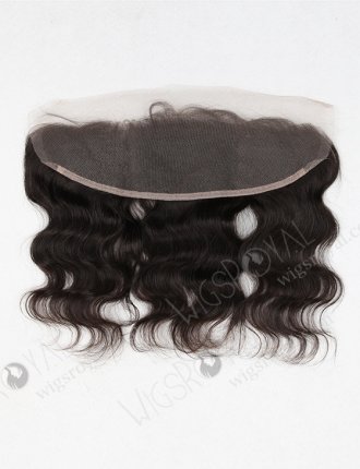 In Stock Brazilian Virgin Hair 12" Natural Wave Natural Color Lace Frontal SKF-060