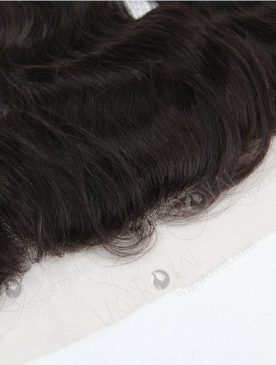 In Stock Brazilian Virgin Hair 12" Natural Wave Natural Color Lace Frontal SKF-060-12517