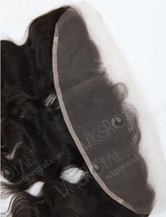 In Stock Brazilian Virgin Hair 12" Natural Wave Natural Color Lace Frontal SKF-060