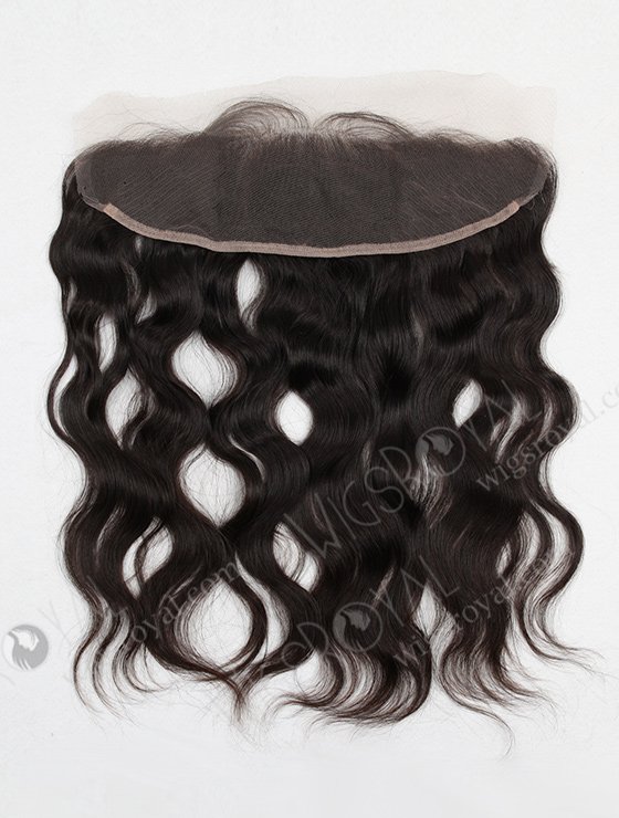 In Stock Brazilian Virgin Hair 16" Natural Wave Natural Color Lace Frontal SKF-007-12537
