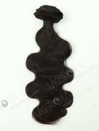 In Stock Cambodian Virgin Hair 16" Body Wave Natural Color Machine Weft SM-926