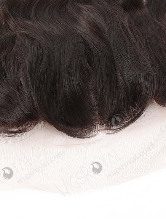 In Stock Indian Virgin Hair 16" Natural Straight Natural Color Lace Frontal SKF-022-12635