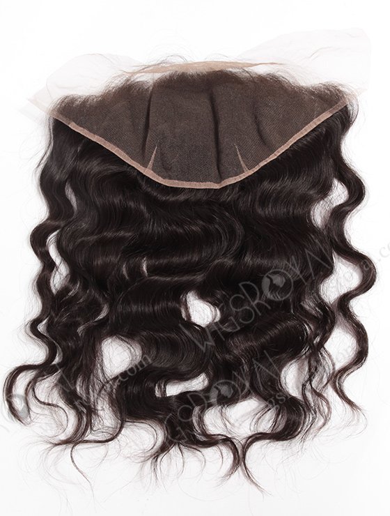 In Stock Brazilian Virgin Hair 16" Natural Wave Natural Color Lace Frontal SKF-017-12583