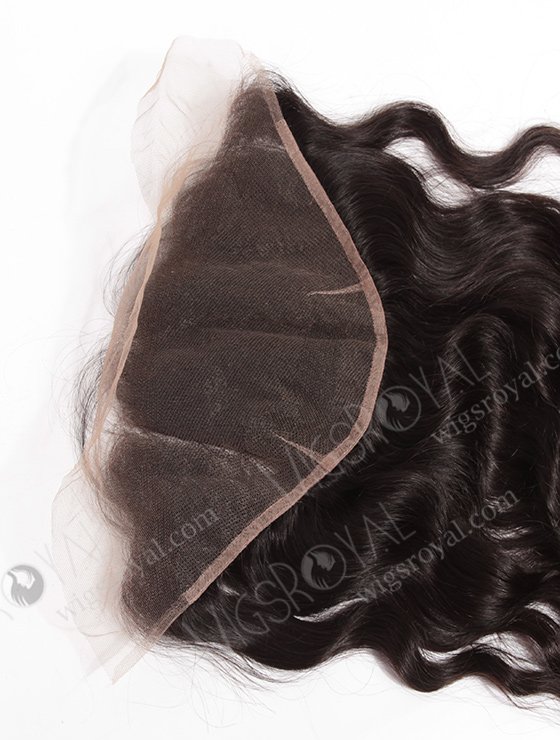 In Stock Brazilian Virgin Hair 16" Natural Wave Natural Color Lace Frontal SKF-017-12582