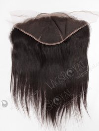In Stock Indian Virgin Hair 14" Straight Natural Color Lace Frontal SKF-055