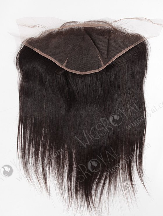 In Stock Indian Virgin Hair 14" Straight Natural Color Lace Frontal SKF-055-12596