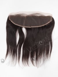 In Stock Indian Virgin Hair 12" Straight Natural Color Lace Frontal SKF-057