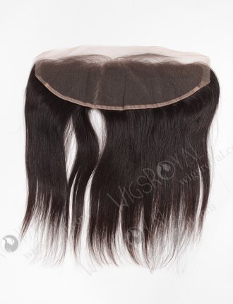 In Stock Indian Virgin Hair 12" Straight Natural Color Lace Frontal SKF-057