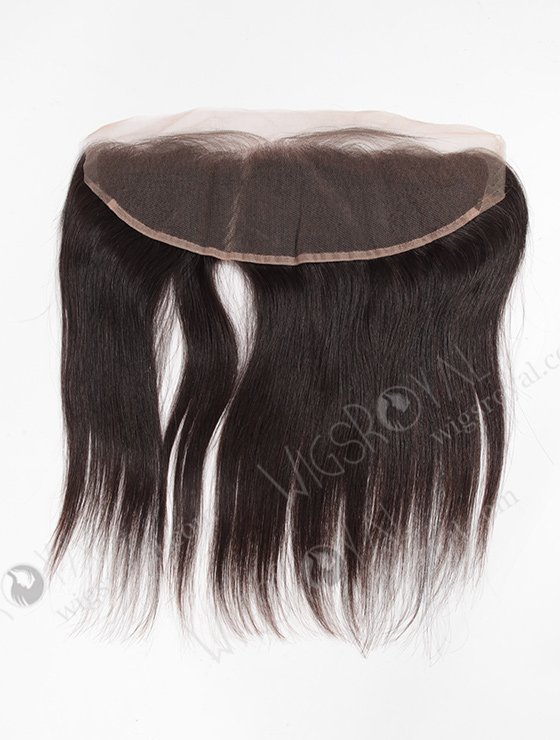 In Stock Indian Virgin Hair 12" Straight Natural Color Lace Frontal SKF-057