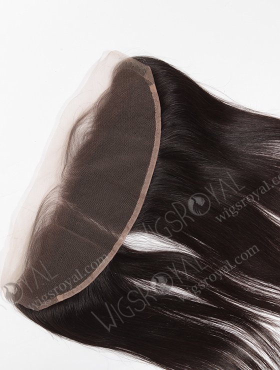 In Stock Indian Virgin Hair 12" Straight Natural Color Lace Frontal SKF-057-12667