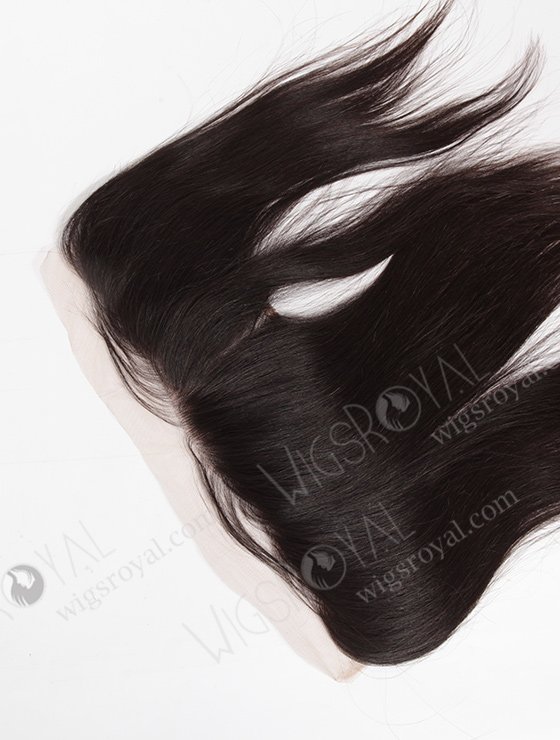 In Stock Indian Virgin Hair 12" Straight Natural Color Lace Frontal SKF-057-12669