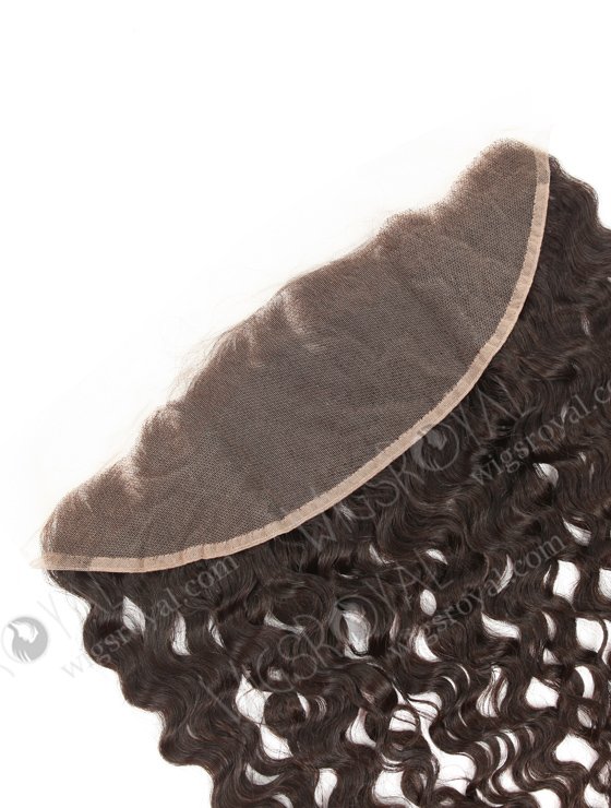 In Stock Brazilian Virgni Hair 16" Natural Curly Natural Color Lace Frontal SKF-075-12505