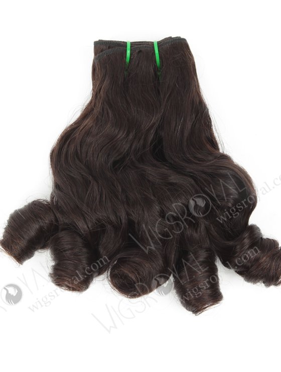 In Stock 7A Peruvian Virgin Hair 12" Double Drawn Olive Curl Natural Color Machine Weft SM-6102-12912