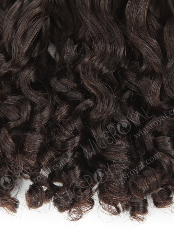 In Stock 7A Peruvian Virgin Hair 14" Double Drawn Sogie Curl Natural Color Machine Weft SM-6103-12860