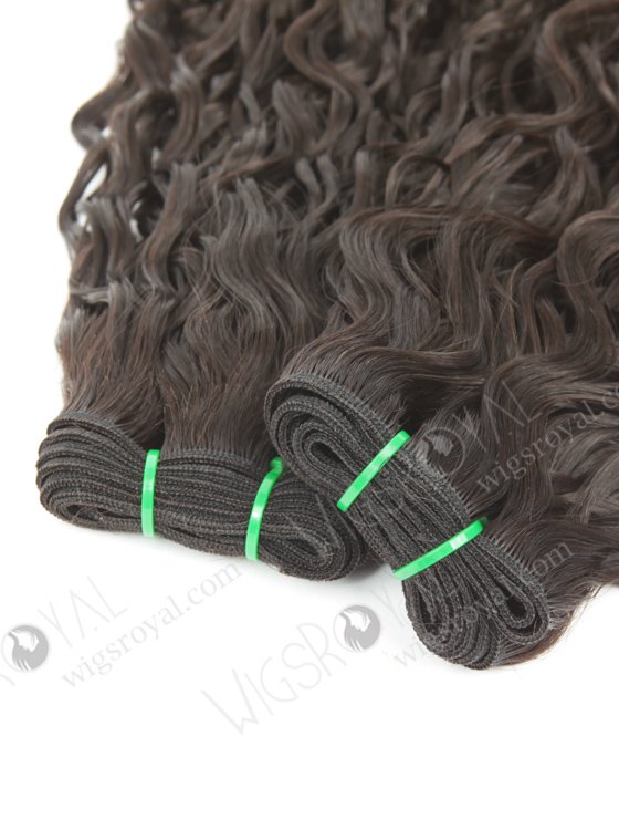 In Stock 7A Peruvian Virgin Hair 14" Double Drawn Sogie Curl Natural Color Machine Weft SM-6103-12862