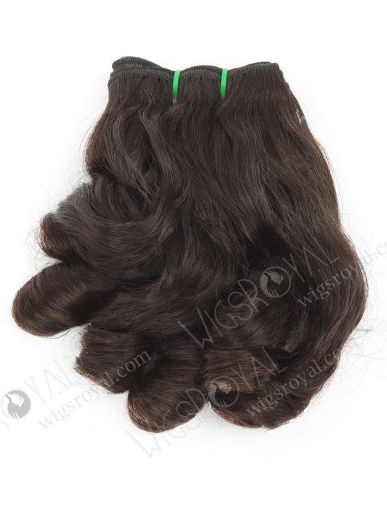 In Stock 7A Peruvian Virgin Hair 10" Double Drawn Olive Curl Natural Color Machine Weft SM-6101-12902