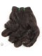 In Stock 7A Peruvian Virgin Hair 10" Double Drawn Olive Curl Natural Color Machine Weft SM-6101