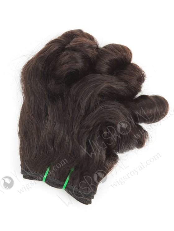 In Stock 7A Peruvian Virgin Hair 10" Double Drawn Olive Curl Natural Color Machine Weft SM-6101-12904