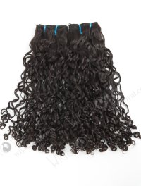 In Stock 7A Peruvian Virgin Hair 16" Double Drawn Tight Pissy Curl Natural Color Machine Weft SM-6123