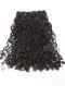 In Stock 7A Peruvian Virgin Hair 16" Double Drawn Tight Pissy Curl Natural Color Machine Weft SM-6123