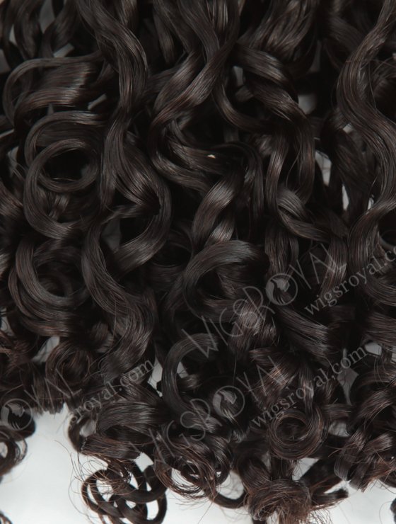 In Stock 7A Peruvian Virgin Hair 16" Double Drawn Tight Pissy Curl Natural Color Machine Weft SM-6123-12731