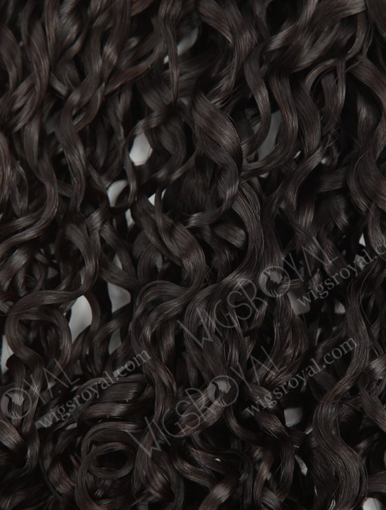 In Stock 7A Peruvian Virgin Hair 16" Double Drawn Tight Pissy Curl Natural Color Machine Weft SM-6123-12733