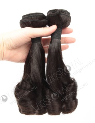 In Stock 7A Peruvian Virgin Hair 14" Double Drawn Ndy Spiral Curl Natural Color Machine Weft SM-699