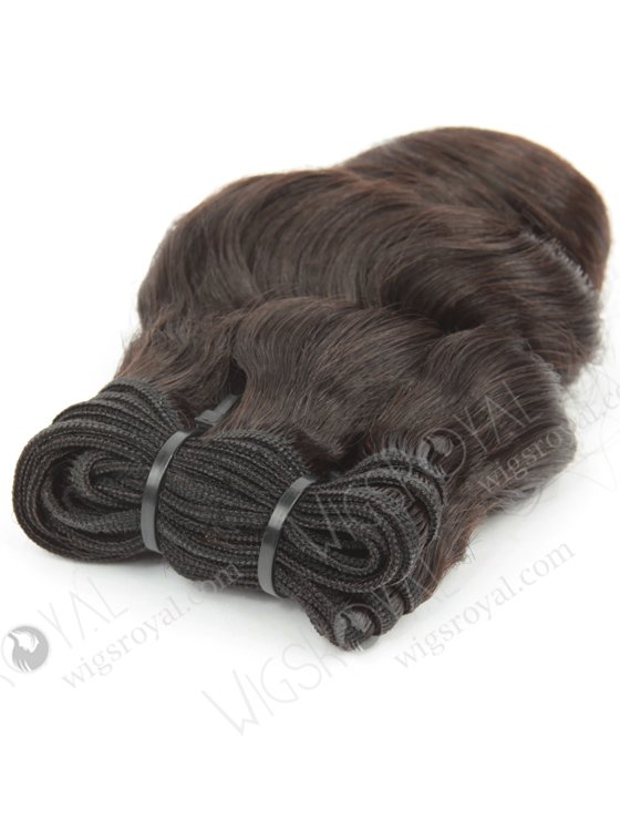 In Stock 7A Peruvian Virgin Hair 10" Double Drawn Vivi Wavy Natural Color Machine Weft SM-697-12879