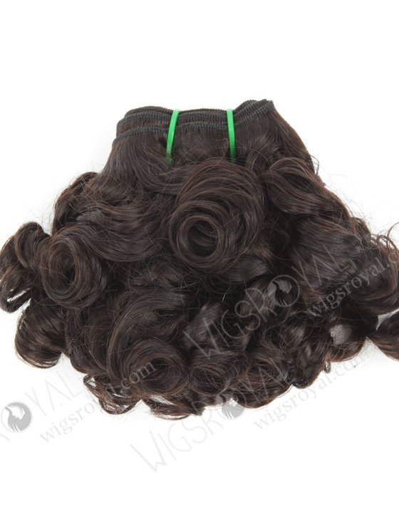 In Stock 7A Peruvian Virgin Hair 10" Double Drawn Deedee Curl Natural Color Machine Weft SM-696-12872