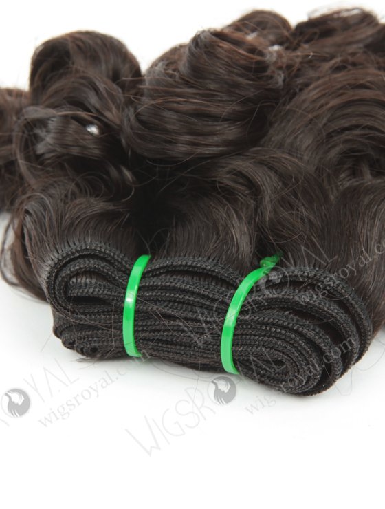 In Stock 7A Peruvian Virgin Hair 10" Double Drawn Deedee Curl Natural Color Machine Weft SM-696-12873
