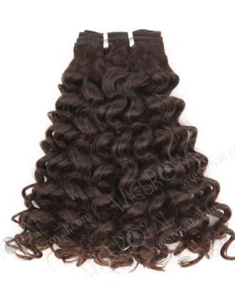 In Stock 7A Peruvian Virgin Hair 14" Double Drawn Water Curl Natural Color Machine Weft SM-6138