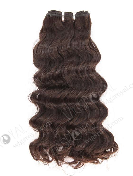 In Stock 7A Peruvian Virgin Hair 14" Double Drawn Deep Body Wave Natural Color Machine Weft SM-6136-12822