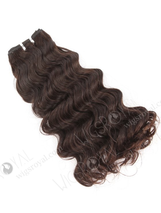 In Stock 7A Peruvian Virgin Hair 14" Double Drawn Deep Body Wave Natural Color Machine Weft SM-6136-12823