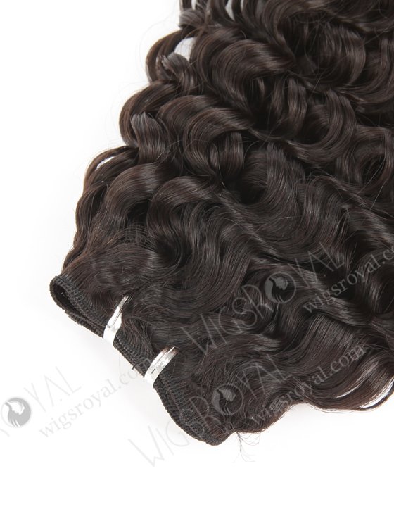 In Stock 7A Peruvian Virgin Hair 10" Double Drawn Water Curl Natural Color Machine Weft SM-6137-12829