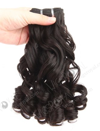 In Stock 5A Peruvian Virgin Hair 18" Double Drawn Deedee Curl Natural Color Machine Weft SM-6133