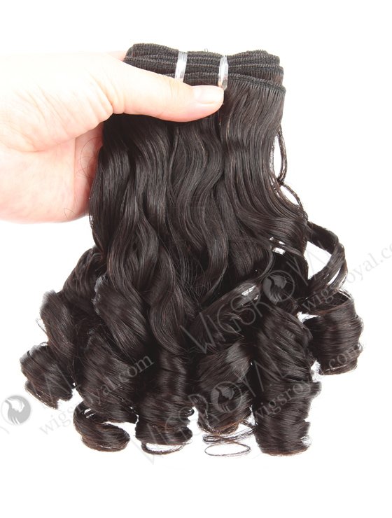 In Stock 5A Peruvian Virgin Hair 14" Double Drawn Deedee Curl Natural Color Machine Weft SM-6131-12677